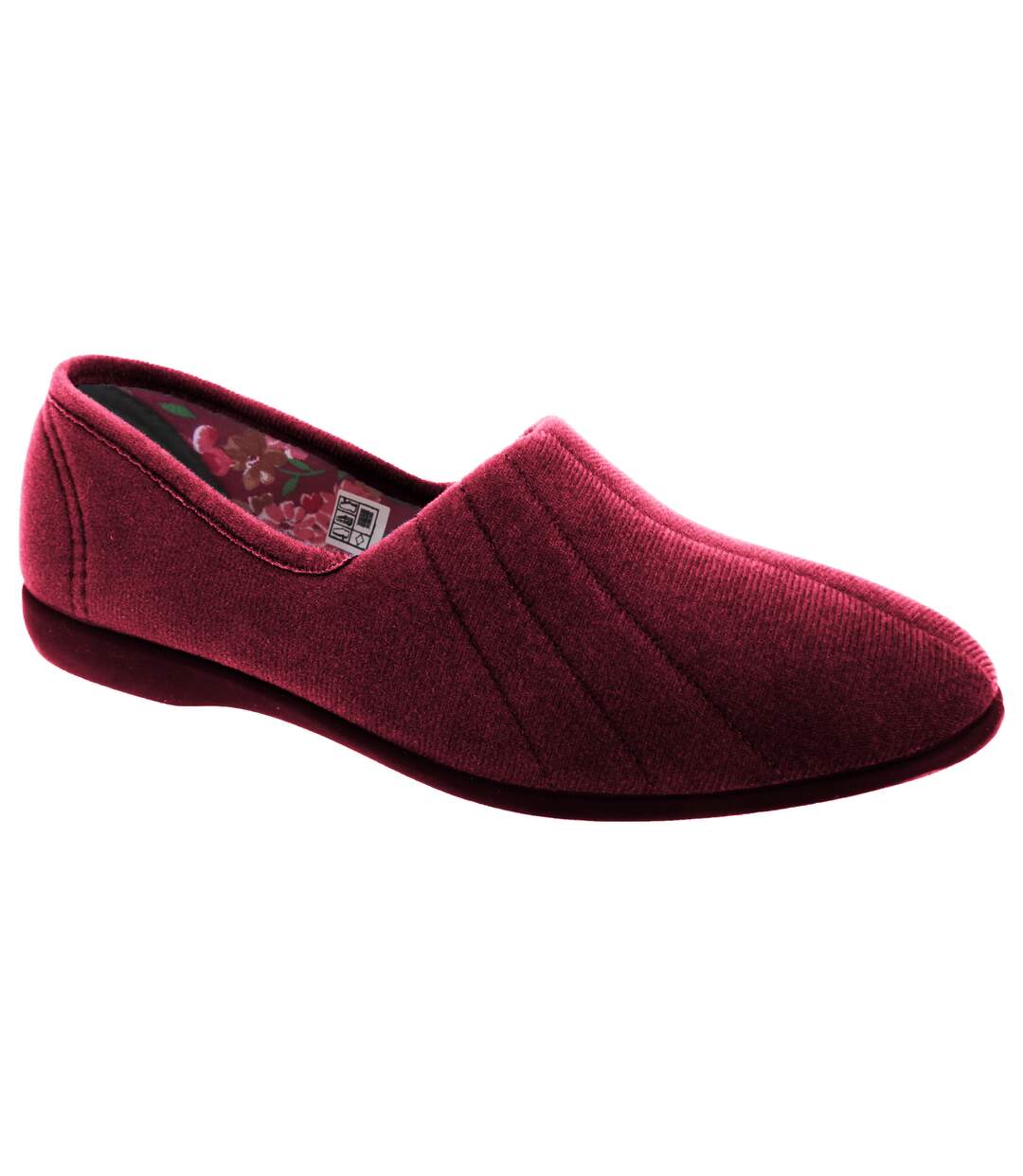 Chaussons Audrey Femme Bordeaux GBS-1