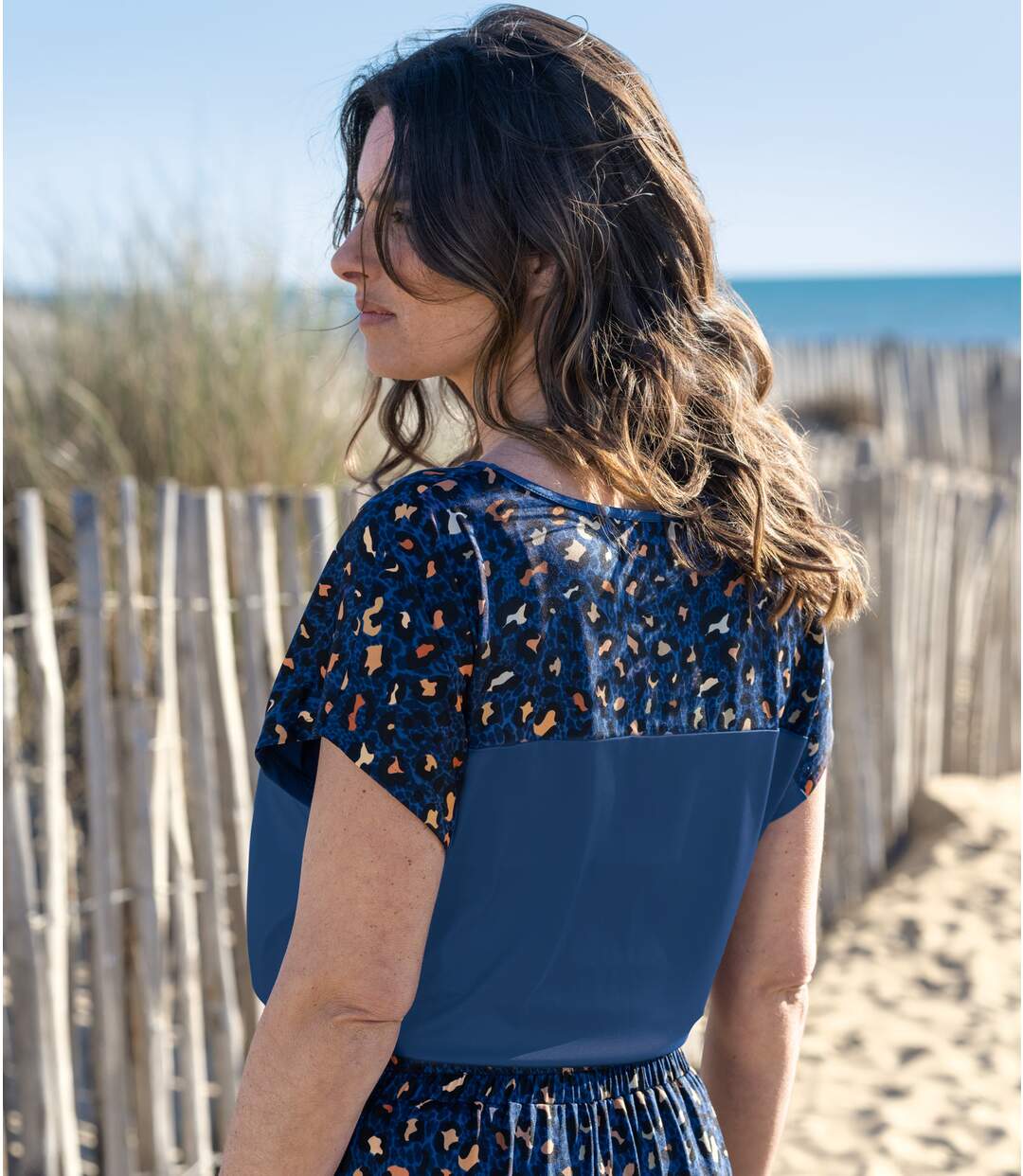 Luftig leichtes Set mit Leoparden-Print-3