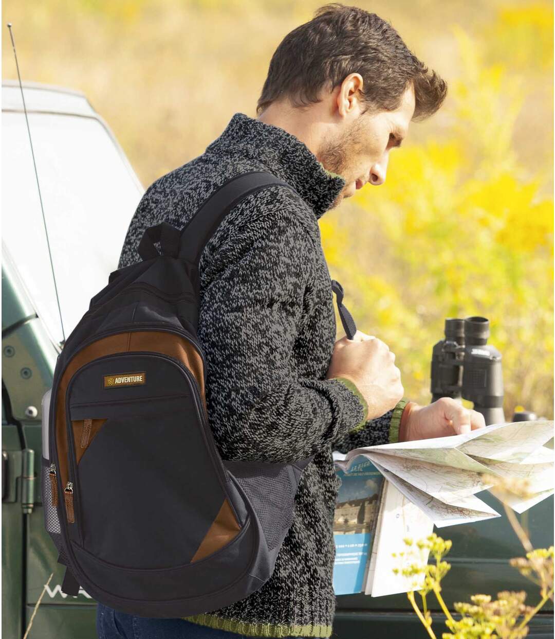 Rucksack Raid Adventure mit vielen Fächern-3
