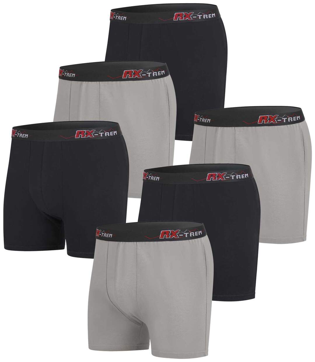 Lot de 6 Boxers Unis-1