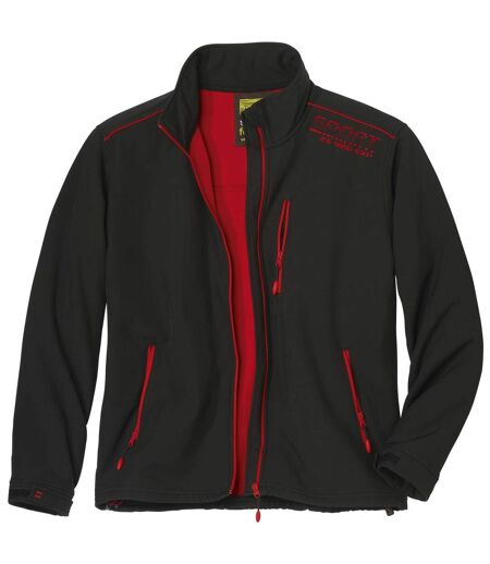 Softshell jas met microfleece voering 