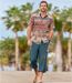 Pack of 2 Men's Cropped Cargo Trousers-4