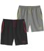 Lot de 2 Shorts Microfibre Running Line-1
