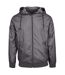 Veste Wind Runner Homme Gris Foncé Build Your Brand-1