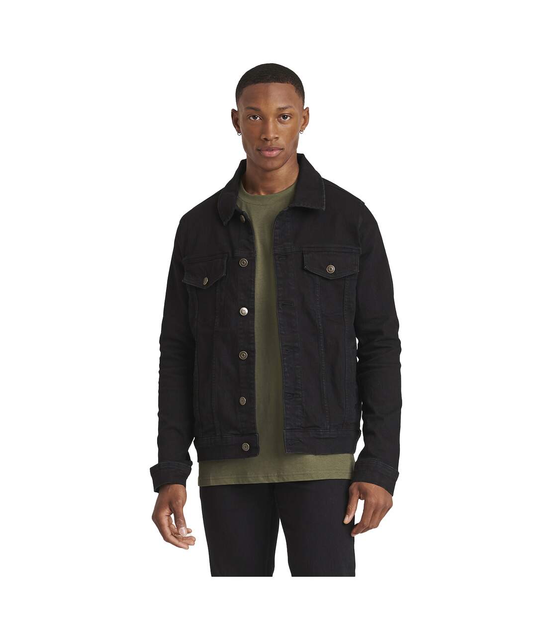 Mens Noah Denim Jacket Black So Denim-3