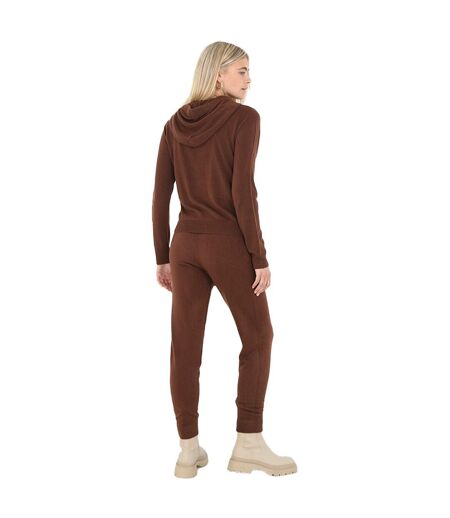 Womens/ladies Loungewear Set Brown Brave Soul