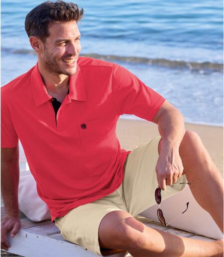 Sztreccs twill chino bermuda