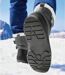 Snow Boots Neige Scratchées Doublées Sherpa-3