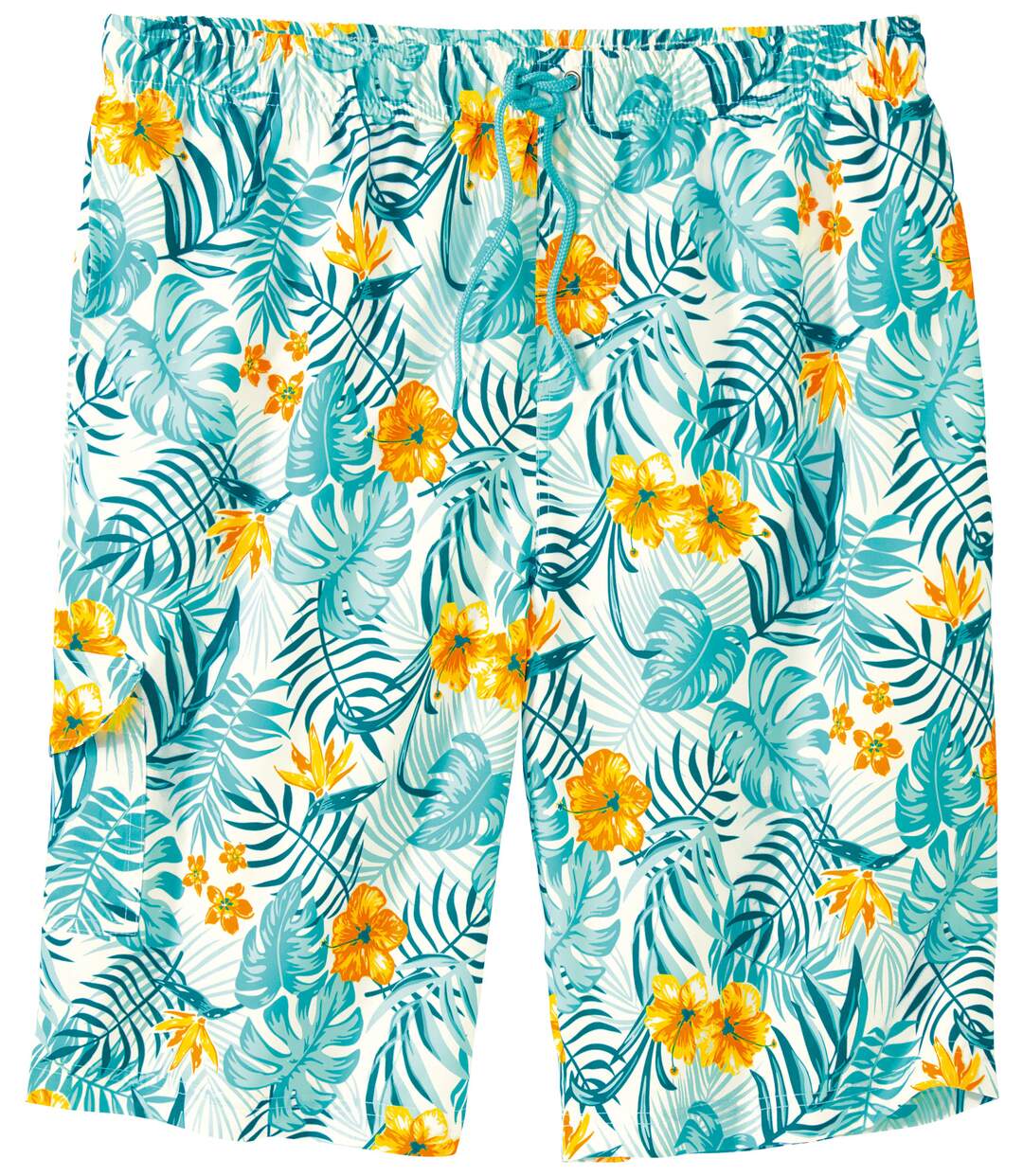 Badehose Hawaii im Bermuda-Stil-1