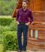 Men's Navy Corduroy Trousers-3