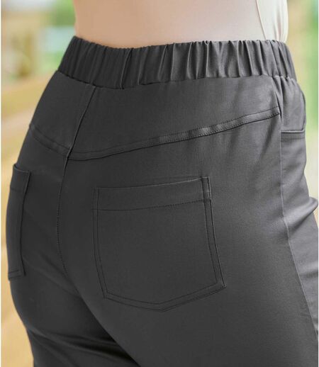 Treggings mit Glanz-Effekt