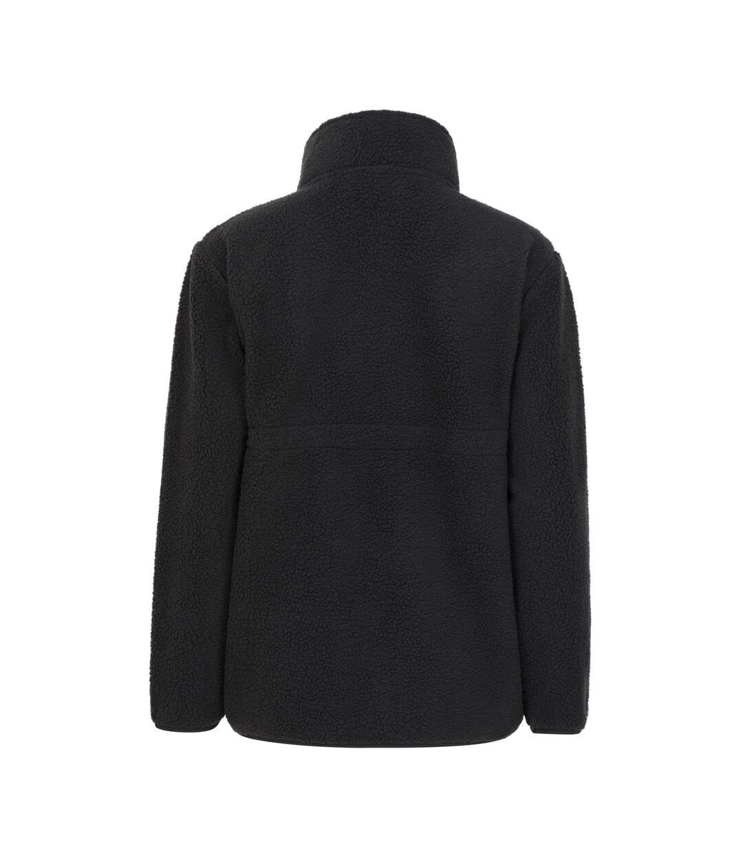 Womens/ladies Cosy Sherpa Half Zip Maternity Fleece Top Black Mountain Warehouse-2