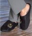 Chaussons Suédine Doublés Polaire-3