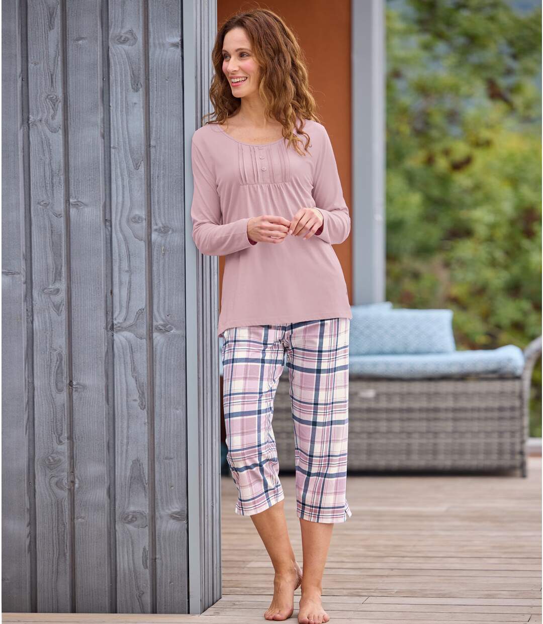 Pyjama Coton à Carreaux-2
