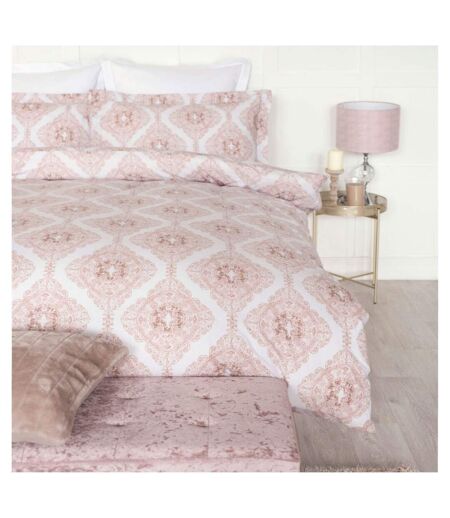 Ava Duvet Cover Set Blush Belledorm