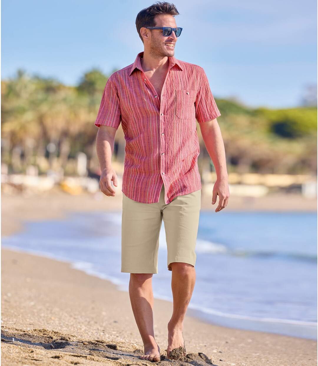 Sztreccs twill chino bermuda-3