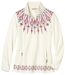 Microfleece-Pullover mit aufgedrucktem Jacquard-Mu-2