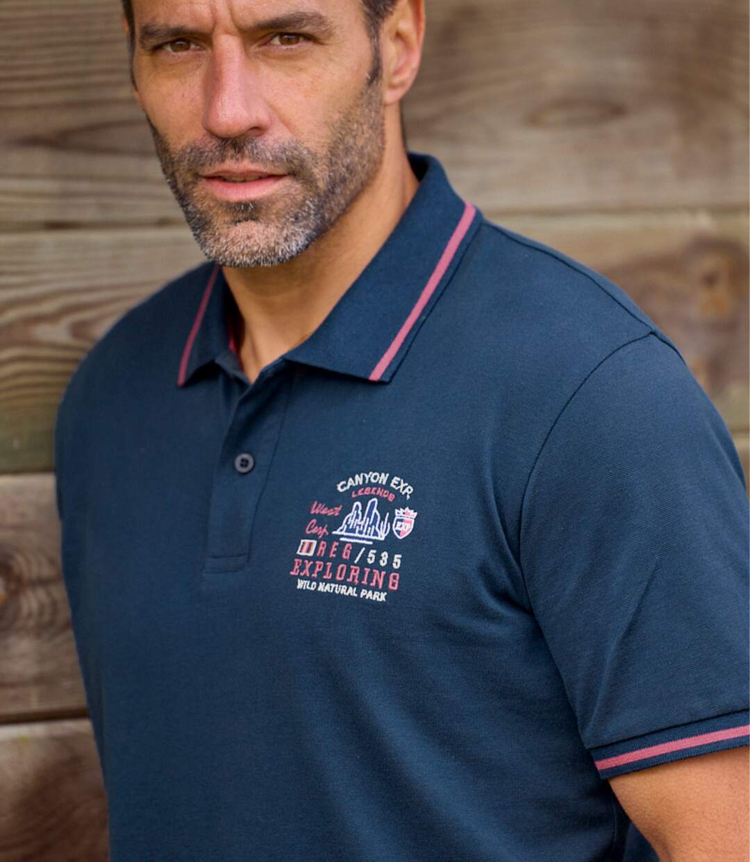 Lot de 2 Polos Maille Piquée West Corp-2