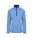 Womens/ladies Montana Half Zip Fleece Top Dark Blue Mountain Warehouse-2