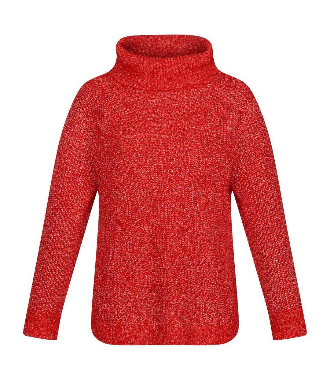 Womens/ladies Kensley Marl Knitted Jumper Code Red Regatta-1