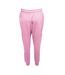 Womens/ladies Fitted Joggers Light Pink TriDri-2