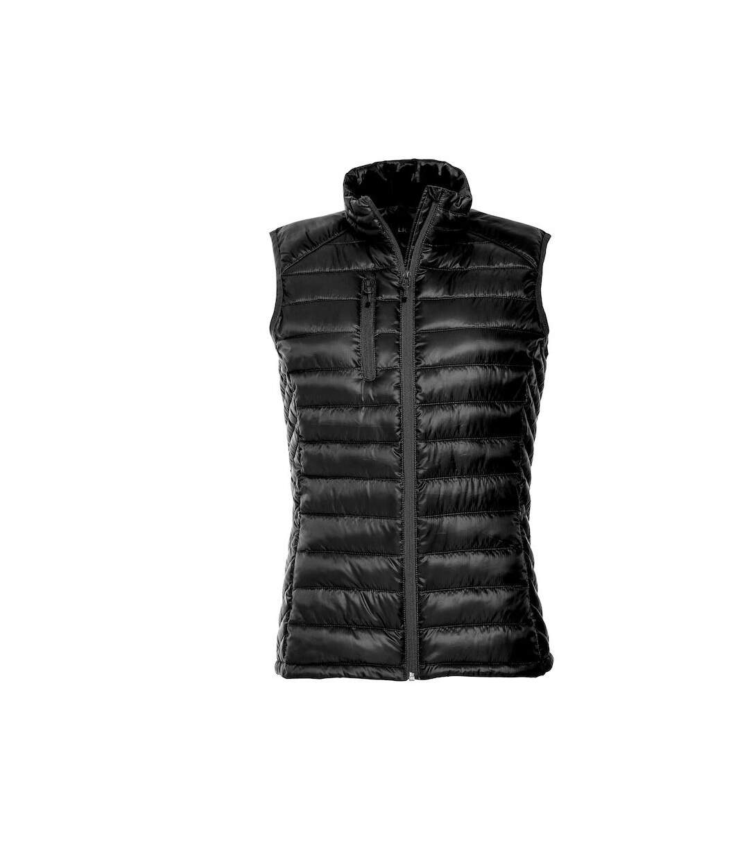 Womens/ladies Hudson Gilet Black Clique-1