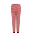 Pantalon De Détente Femme Rouge Blanc Skinni Fit-2
