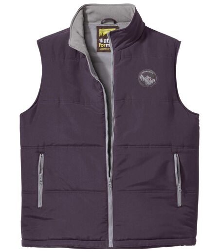Wattierte Weste mit Futter aus Microfleece