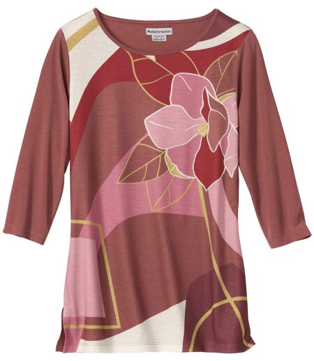 Tunika mit Graphik-Print