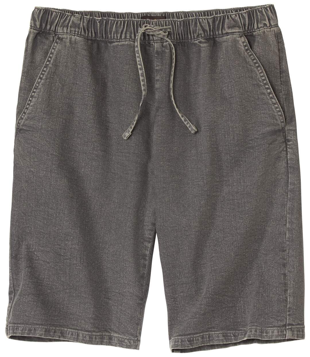 Graue Jeans-Bermuda-2