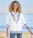 Krepp-Bluse im Folklore-Stil-1