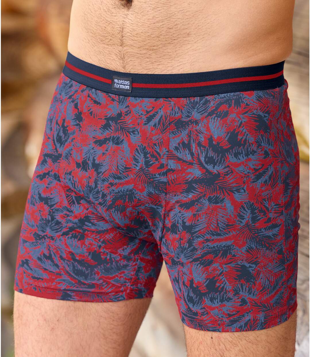 Lot de 2 Boxers Stretch Fantaisie-3