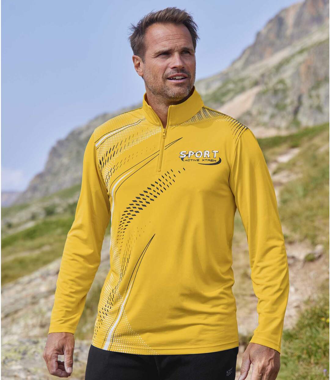 2er-Pack Poloshirts Sport mit Reißverschlusskragen-3