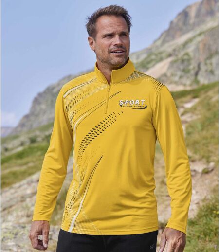 2er-Pack Poloshirts Sport mit Reißverschlusskragen